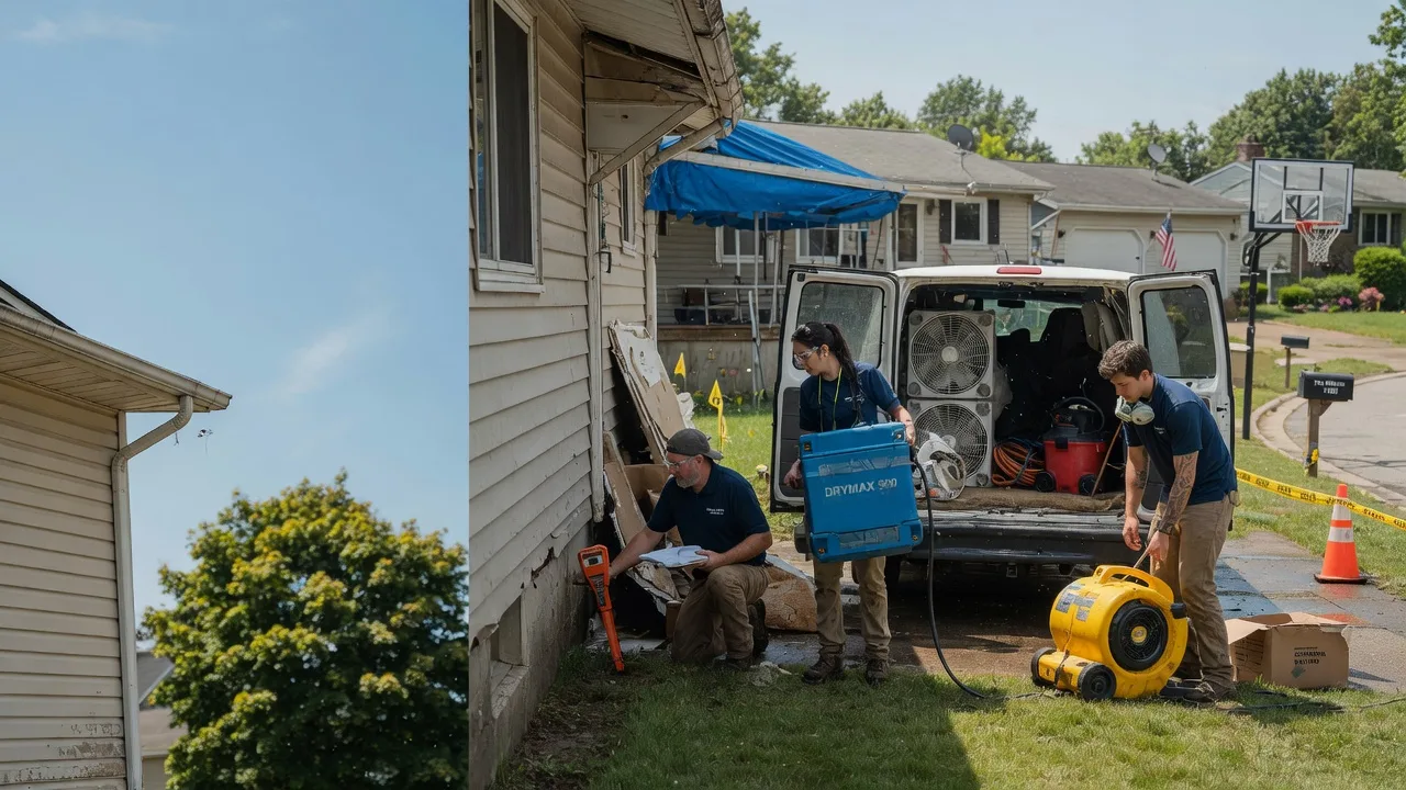 Ceiling Leak Cleanup in Spencer, OH near me